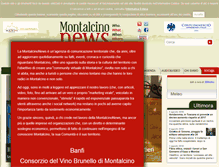 Tablet Screenshot of montalcinonews.com